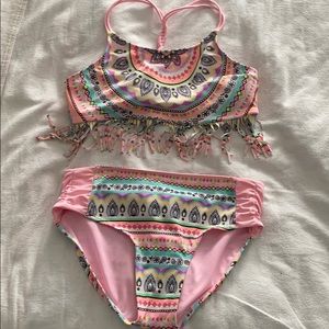Girls spring colors 2 piece bikini